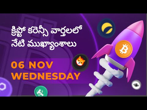 06/11/2024 Crypto news today Telugu | Shiba Inu coin Telugu news| Crypto news | Cryptocurrency | Btc