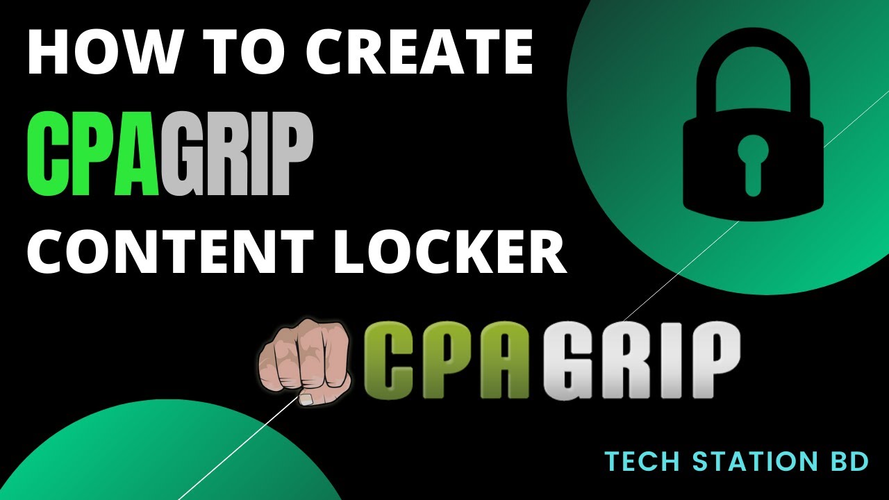 How To Create Cpagrip Content Locker । Content Locker Tutorial Bangla । Tech Station BD