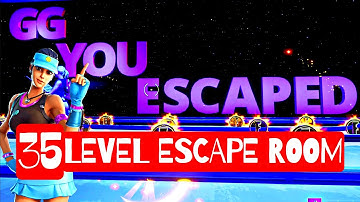35 Level Escape Room Code:5340-4684-7425 - BY Fortnite Creators