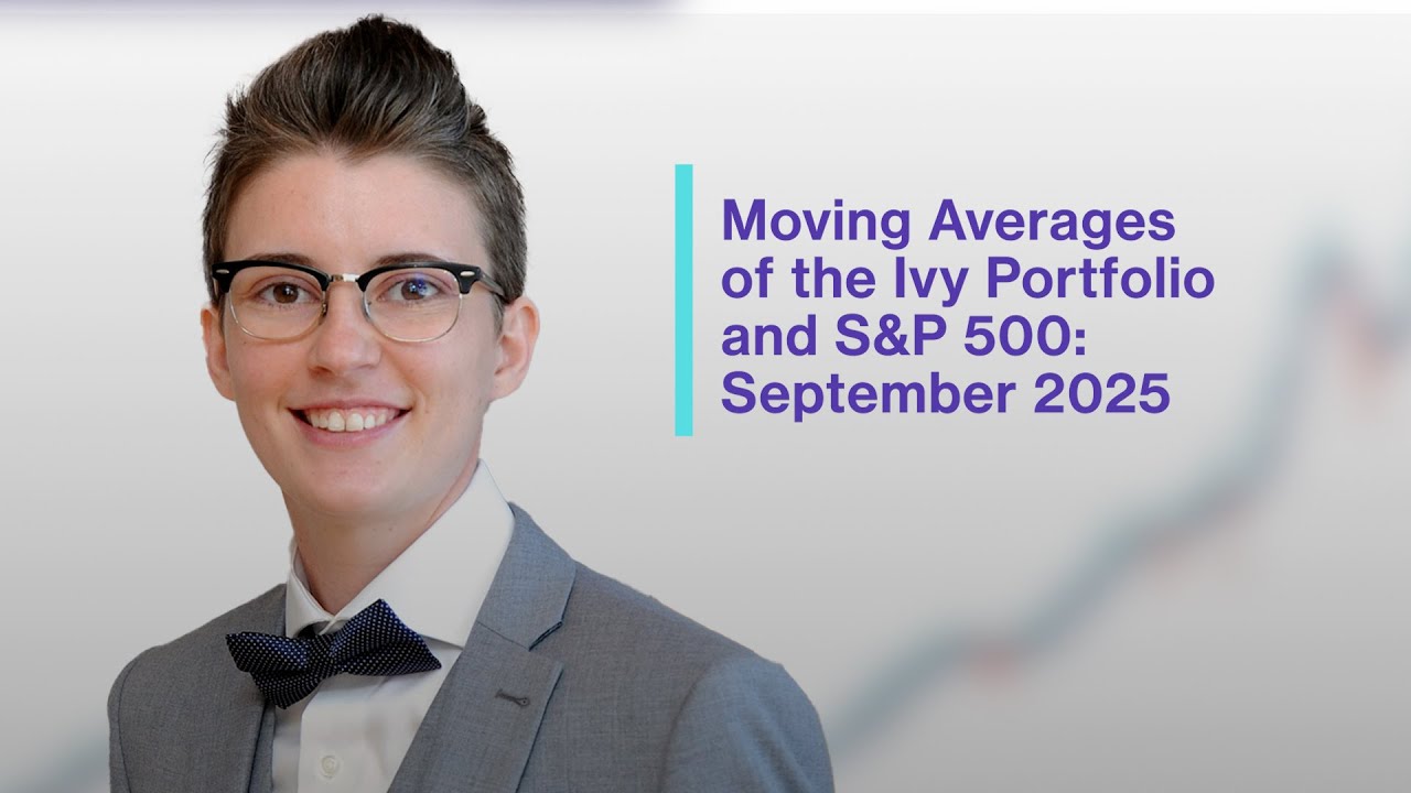 Moving Averages of the Ivy Portfolio and S&P 500: September 2025