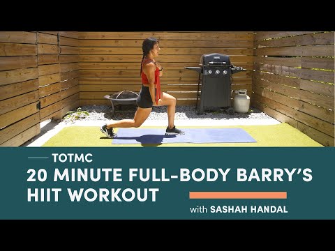 20 Minute Full Body Barry’s HIIT Workout | Trainer of the Month Club | Well+Good