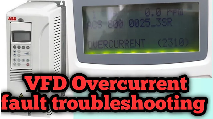 How to Troubleshoot VFD Overcurrent Fault in Hindi @BOLBULBULIndustrialElectrical