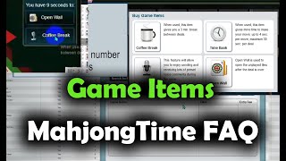 Mahjong Time FAQ - What are Game Items? screenshot 3