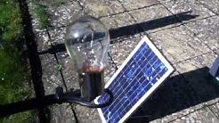 20W Solar Panel / 21W Bulb - A Perfect Match? (part 1)