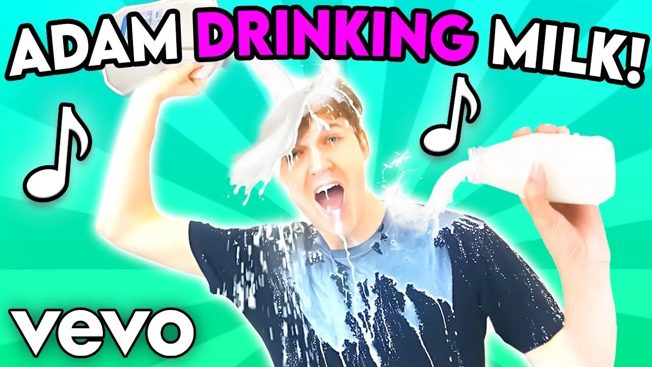 ADAM DRINKIN MILK SONG  Official LankyBox Music Video