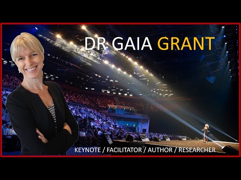 Dr Gaia Grant  (PhD) - Keynote Speaker, Facilitator, Author, Designer 