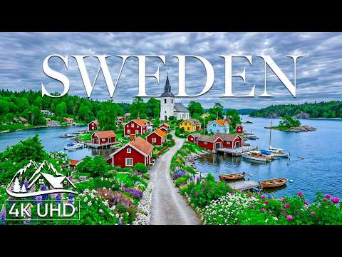 Sweden 4K | A Timeless Escape – Baltic Villages, Coastal Roads & Northern Landscapes