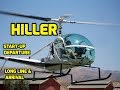 Hiller Helicopter: Departure Arrival & TURBINE Hiller Christmas Tree Long Line Work!