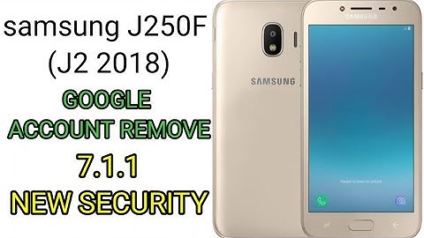 samsung j2 2018  (j250F) Frp bypass 7.1.1 without any box easy step