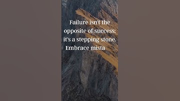 Failure isn