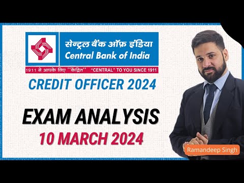 CBI Credit Officer Exam Analysis 2024: 10 March 2024