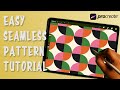 How to Make a Retro Seamless Pattern in Procreate | Step-by-Step Tutorial
