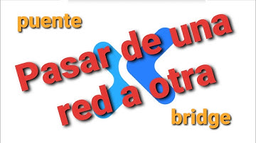 Como pasar criptomonedas de una red a otra