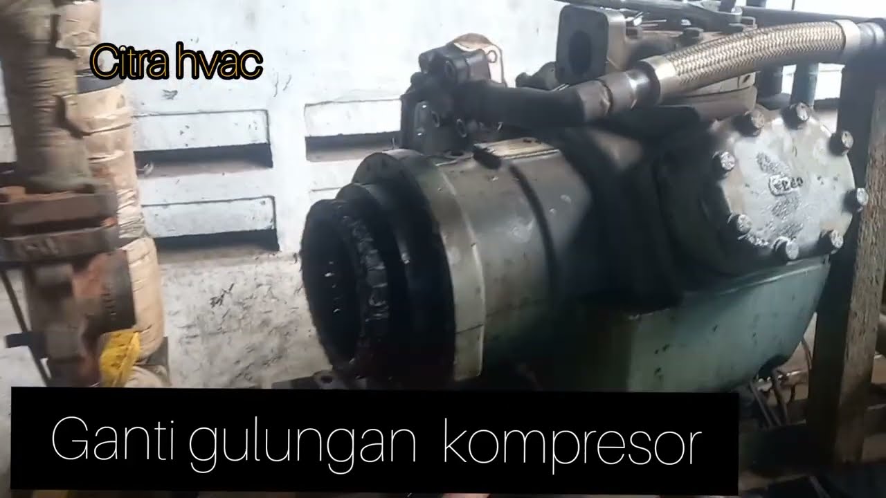 #overhoul #kompresor #waterchiller  ganti #rotor #gulungdinamo