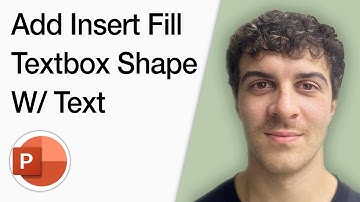 How To Add Insert Fill Textbox Shape W/ Text In Ms Ppt 365 PPT- Text Box & Shapes (Full 2025 Guide)