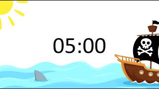 Pirates Classroom Timer - 5 Minutes