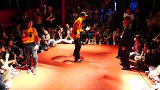 RIKUTO\&KONOKA vs Kickin knock(HA-KUN TSUKKI) BEST16 KIDS WDC 2019 World Dance Colosseum #WDC