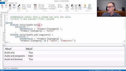HASONEVALUE - DAX Guide