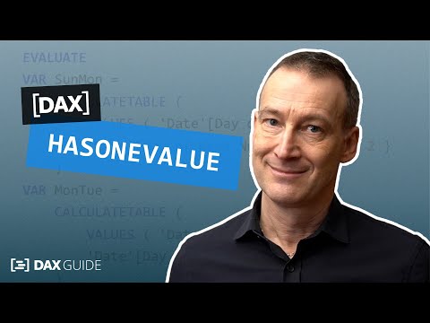 HASONEVALUE - DAX Guide