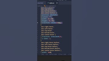 Direction aware hover | HTML CSS | #shorts