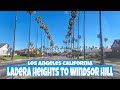 Driving Los Angeles Ladera Heights to View Park - Windsor Hill