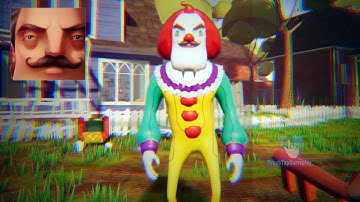 Hello Neighbor - My New Neighbor Clown (Secret Neighbor) Act 2 Random Gameplay Walkthrough