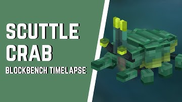 Scuttle crab | Blockbench Timelapse