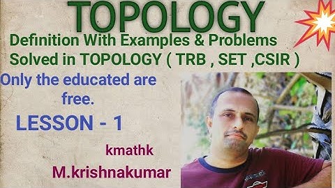 #Topology #Polytechnic Trb Mathematics