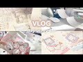 VLOG 📦  | making random sticker packs, packing orders, daiso haul