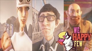 WE HAPPY FEW All Endings (Act 1,2,3 Ending) - Full Release