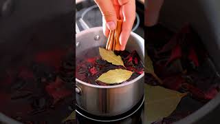 prepara esta bebida de jamaica y laurel #recetas #frutas