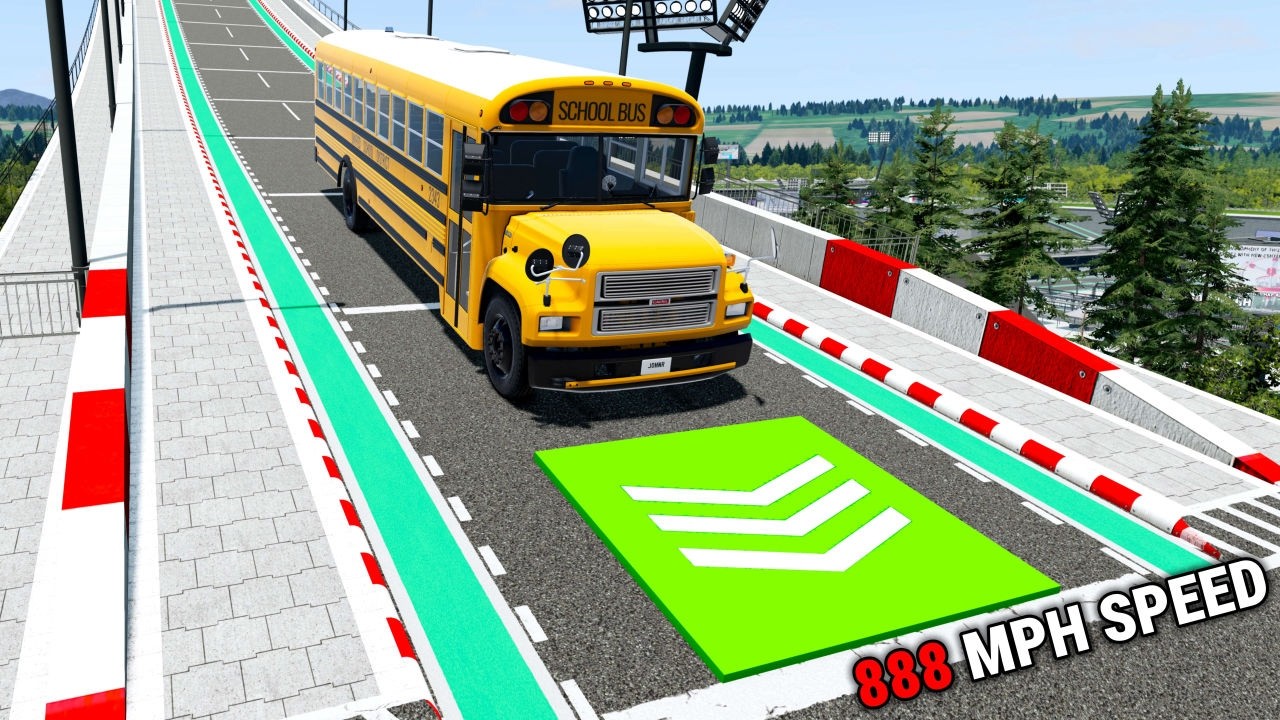 Instant 888 MPH Blast #31 - which BeamNG car survives the farthest?!