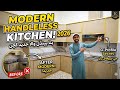 Modern handleless kitchen 2026/Bina handle kitchen kessy bany #wooddesigner