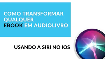 Como colocar um audiobook no iPhone?