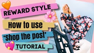 RewardStyle // How To Use The Shop The Post App Tutorial screenshot 1