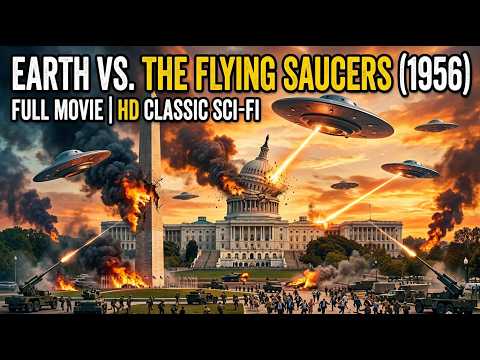Earth vs. the Flying Saucers (1956) FULL MOVIE | Sci-Fi Classic