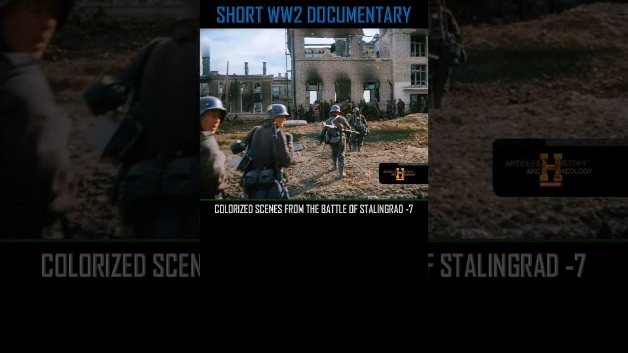 COLORIZED SCENES FROM THE BATTLE OF STALINGRAD  7 #wehrmacht  #easternfront #ww2 #stalingrad