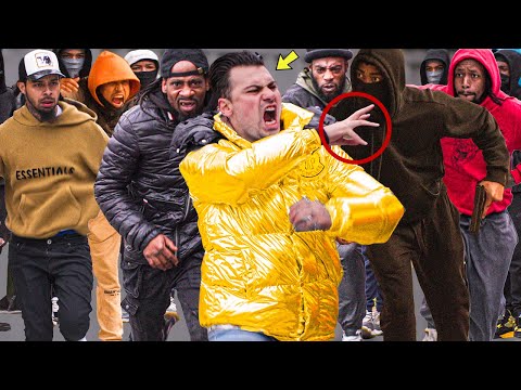 Throwing FAKE GANG SIGNS on Thugs in the Hood GONE WRONG! (MUST WATCH)