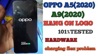 oppo a5 2020 hang on logo/oppo a9 2020 hang on logo hardware charging flex problem 101% tested