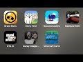 Brawl Stars,Simon's Cat Story Time,Bouncemasters,MadOut 2 BCO,GTA III,Granny Chapter Two,MineCraft E