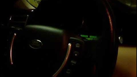 2002-2004 Range Rover HSE Bluetooth Operation