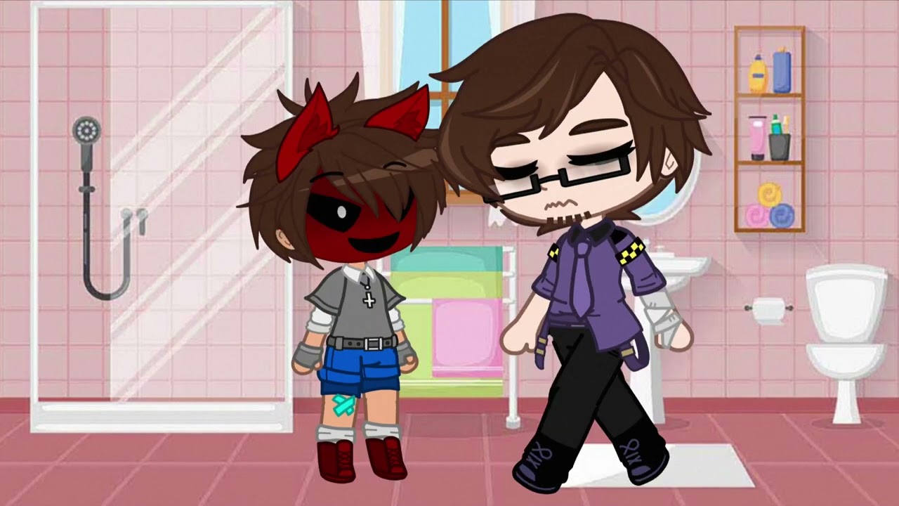 Rough day at school... || FNAF || William Afton & Michael Afton || Angst || bonding || Gacha Club