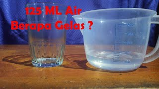 How Many Glasses is 125 ML of Water? Measuring 125 Milliliters of Water in a Standard Kitchen Glass