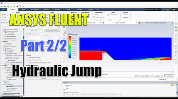 ✅ #Ansys Fluent Tutorial | Hydraulic Jump Tutorial | Part 2/2