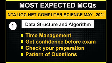 NTA NET Mock Test Series (Test-1) on Algorithm and Data Structure | NTA UGC-NET Nov/Dec - 2021
