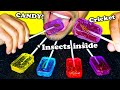 Asmr candy lollipops cricket insect inside sucker sucking licking mukbang challenge pt 4