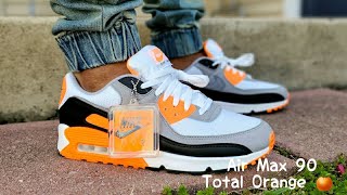 nike airmax 90 orange