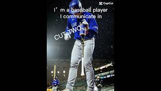 That's actually how I talk #baseball #fyp