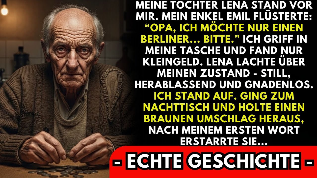 Mein Enkel bat um einen Berliner, meine Tochter verbrannte alles - Was ich dann aus dem Umschlag...
