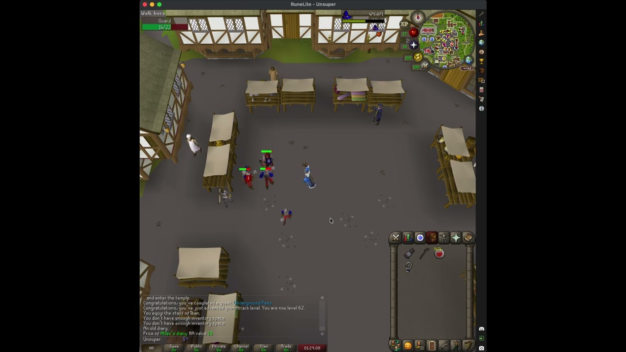 OSRS: First Time Performing Iban Blast